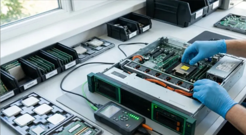 IT Asset Disposition - Hardware inspection and data destruction